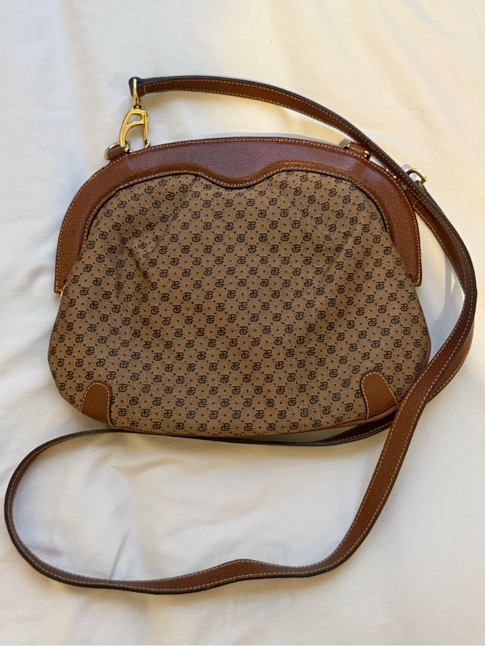 SUPER RARE VINTAGE 80s Paolo Gucci shoulder bag - Picture 2 of 5